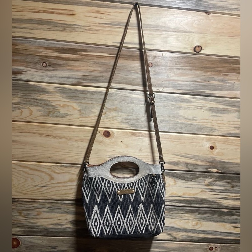 Crossbody Bag Diamond Print